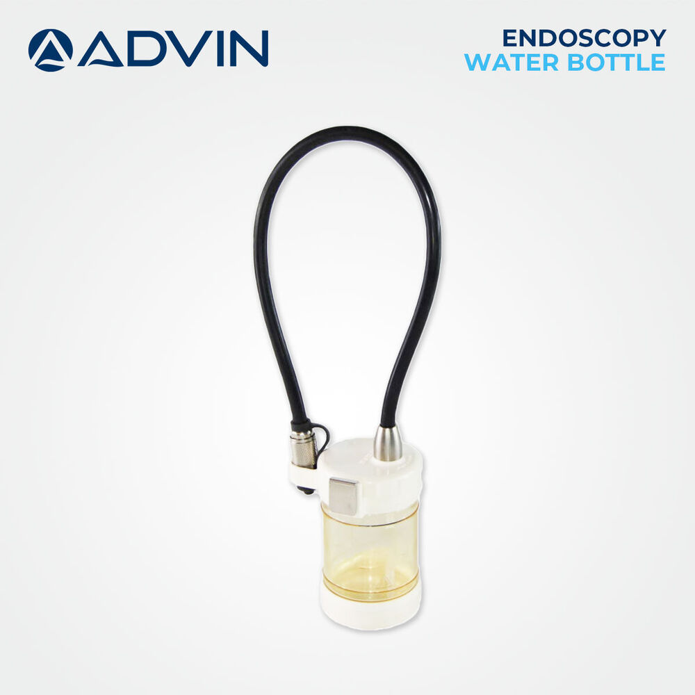 Endoscopy Water Bottle - Manual Operation, Compatible With Air/water Function | Includes Cap, Tubing For Lens Wash & Irrigation