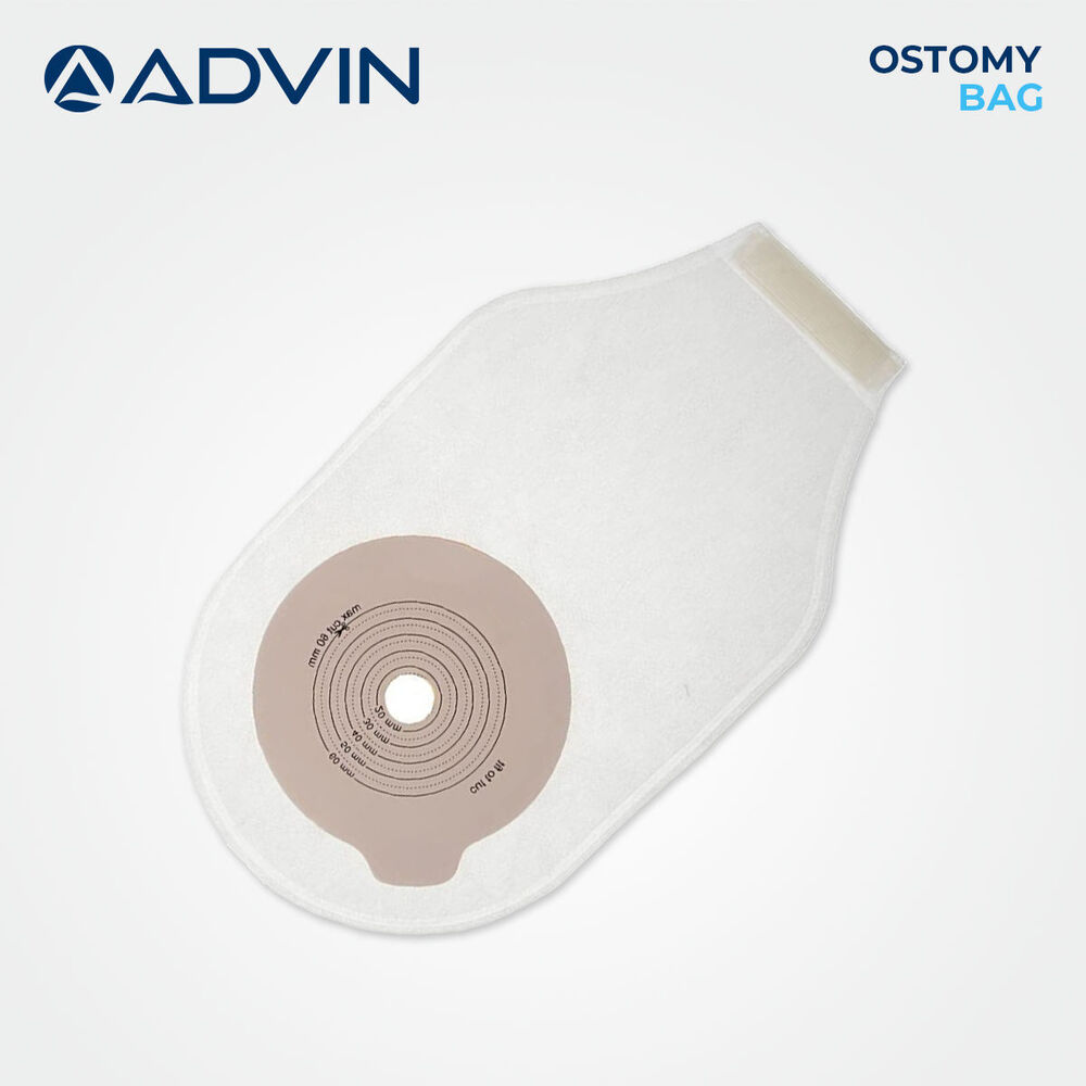 Ostomy Bag - Waterproof Pouch, Extra Large Size (Max. Cut Size 90 Mm) | Ideal For Colostomy Waste Collection