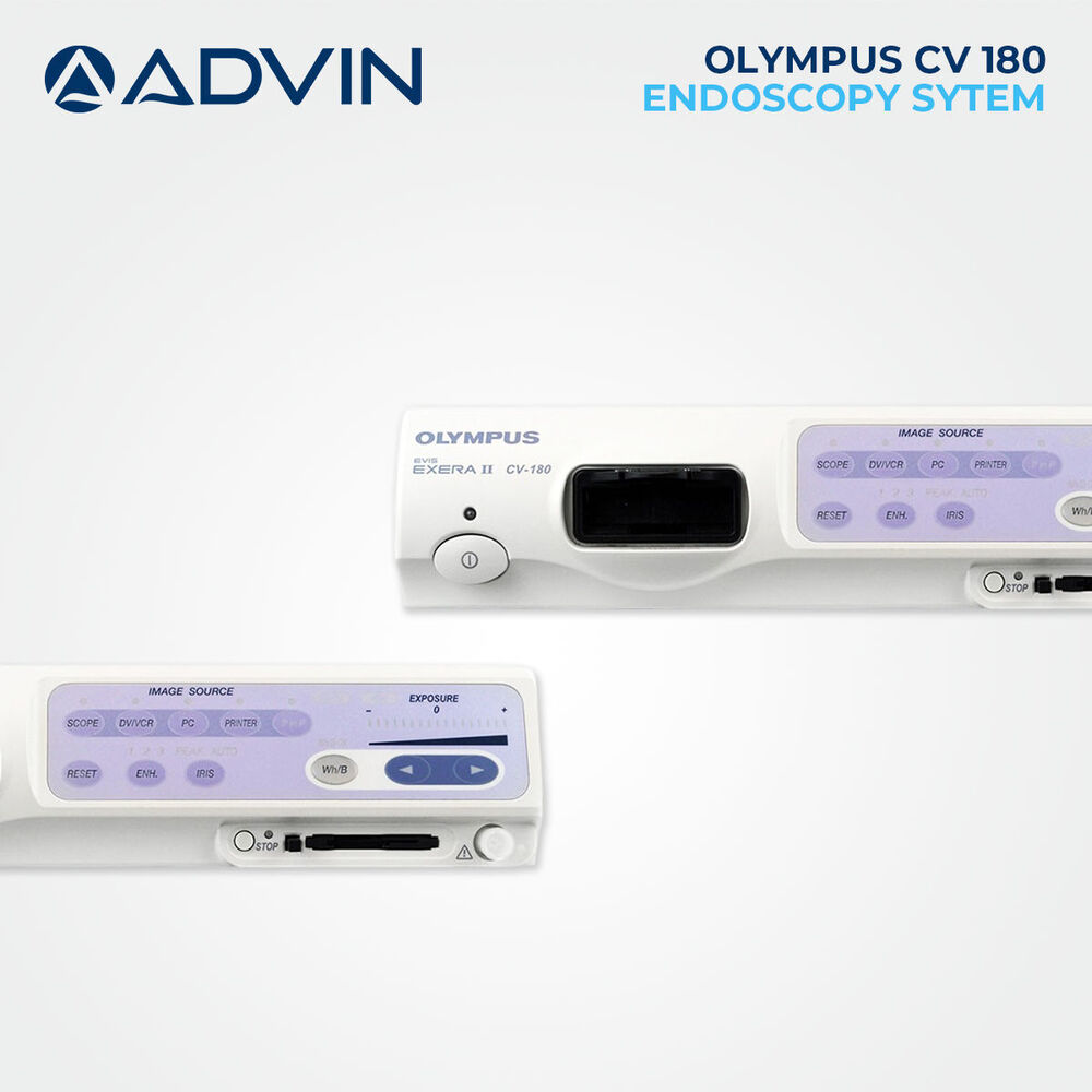 Olympus Cv180 - Flexible Tube Gastroscope | Super Bright Led-at-tip With 30% More Brightness, Auxiliary Water Channel, Remote Control, Ultra Lightweight