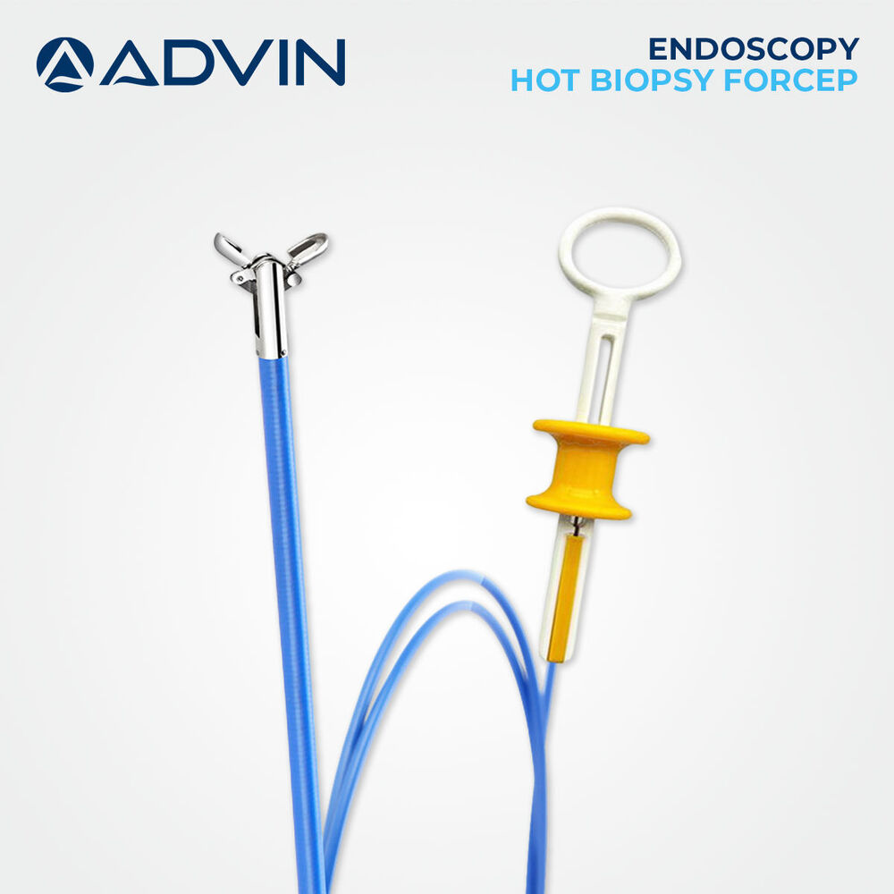 Endoscopy Hot Biopsy Forceps - Stainless Steel, 230 Cm Length | Heat Application For Precise Tissue Sample Removal