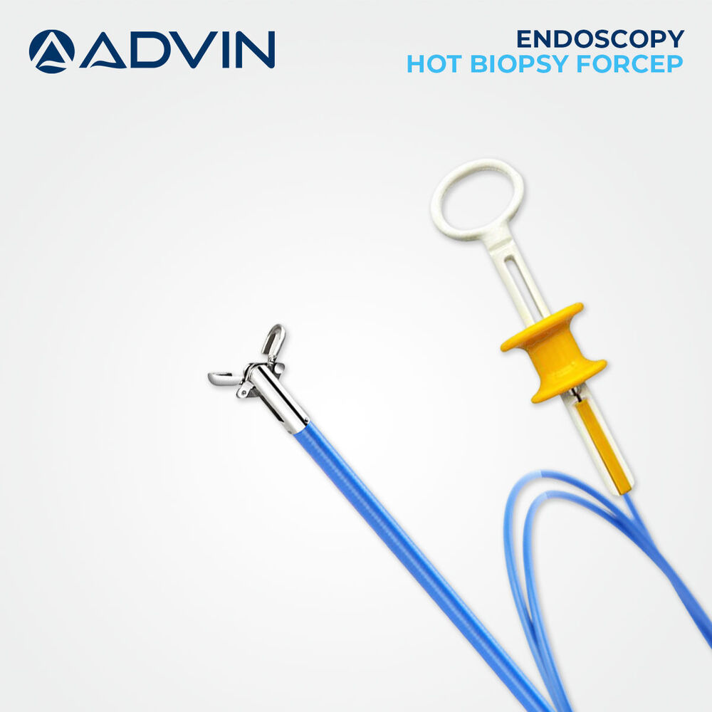 Endoscopy Hot Biopsy Forceps - Stainless Steel, 230 Cm Length | Heat Application For Precise Tissue Sample Removal