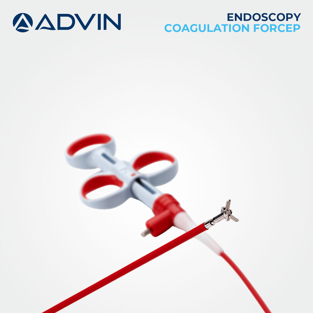 Endoscopy Coagulation Forceps - Stainless Steel, 230 Cm | Specialized For Controlled Electrical Tissue Coagulation
