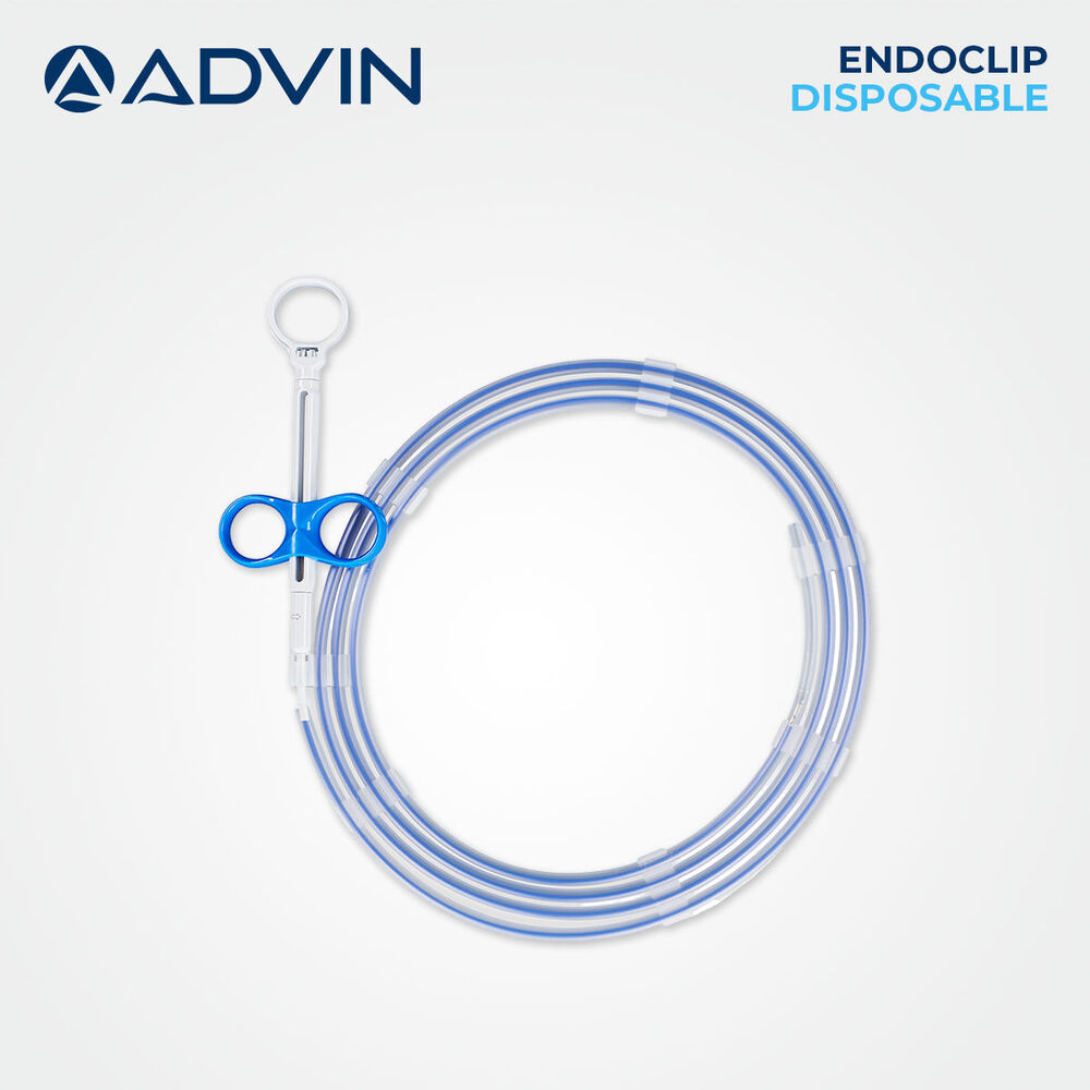 Endoclip Disposable - Surgical Grade Design , Wide Opening & Pre-loaded Clips For Endoscopic Marking, Hemostasis & Feeding Tube Anchoring
