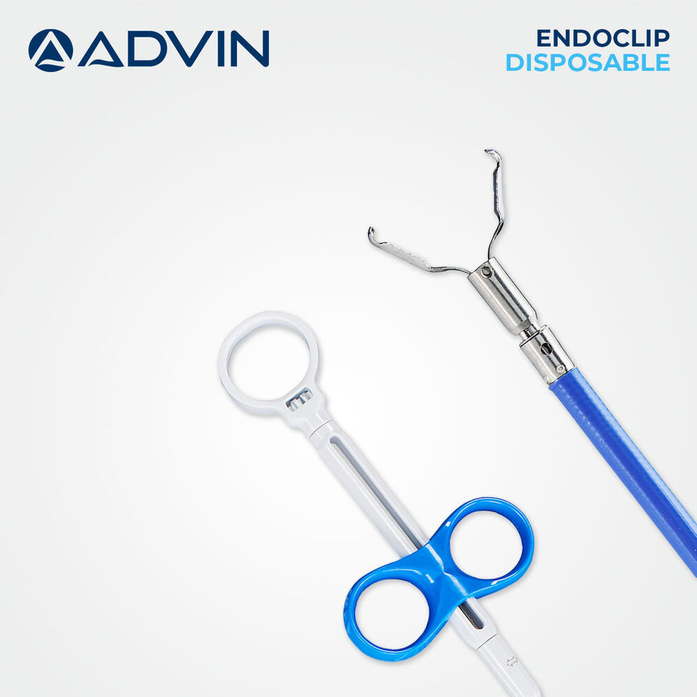 Endoclip Disposable - Surgical Grade Design , Wide Opening & Pre-loaded Clips For Endoscopic Marking, Hemostasis & Feeding Tube Anchoring