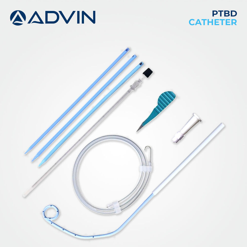 Ptbd Catheter - Single Use, Sterile Indwelling Design | Enhanced Patient Comfort, Smooth Surface For Better Insertion, Manual Operation