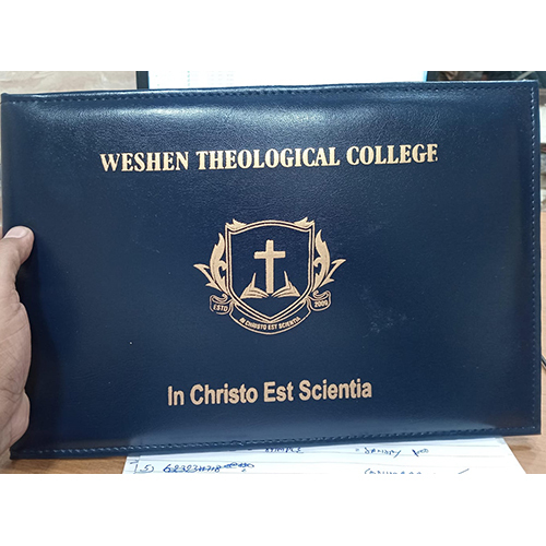 Leather Certificate Holder - Water Resistant: No
