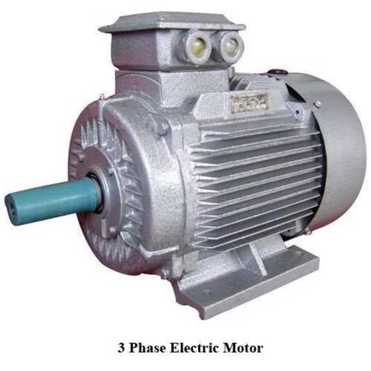 Three Phase Geared Motor - Color: Multicolored