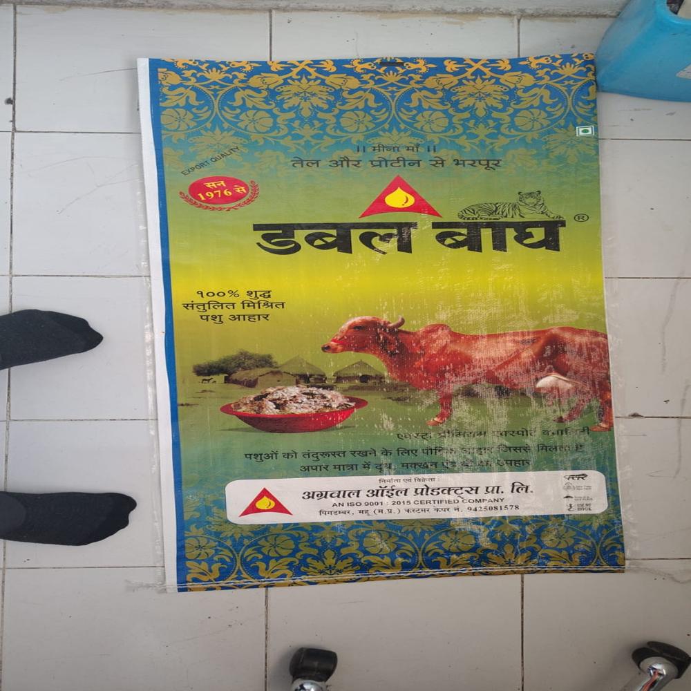 50 Kg PP Woven Cattle Feed Bags