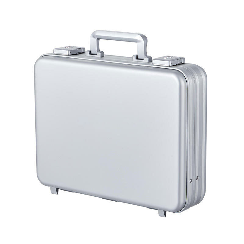 Black Aluminum Tool Box Case Damping Handle Hard Carry Case