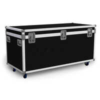 Custom Aluminum Frame Flight Case With Plastic Panels And Planks Dj Audio Equipment Storage Box