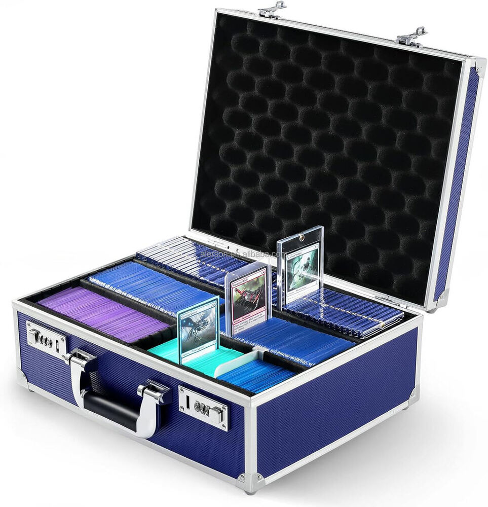 Professional Aluminum Cases Sport Card Graded Card Organizer Case