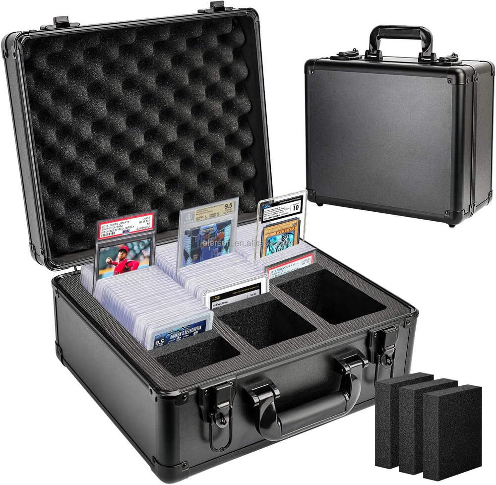 Custom Portable Aluminum Trolley Case with Shockproof Foam