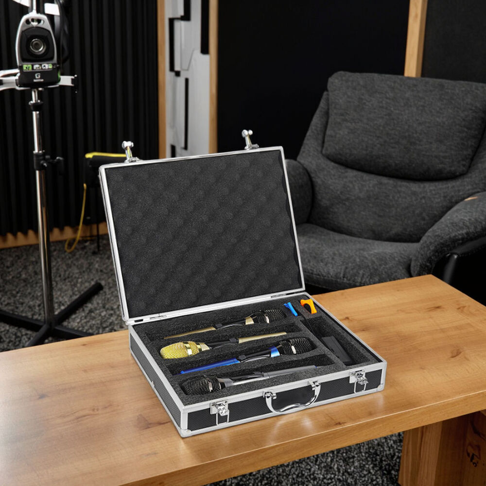 High Quality Microphone Carrying Case 2-8-piece Microphone Aluminium Alloy Flight Case