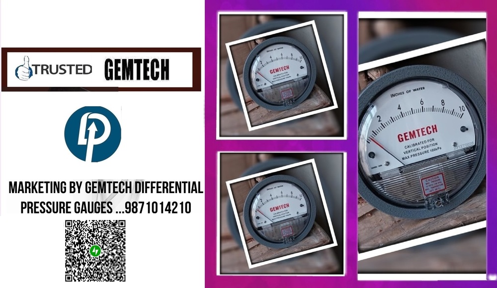 BEST PREMIUM SELLER GEMTECH I DIFFERENTIAL PRESSURE GAUGE