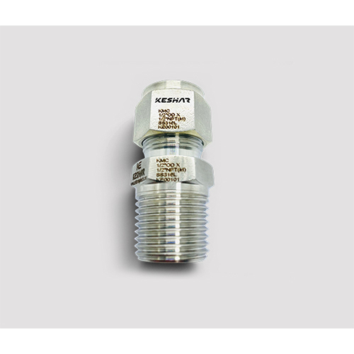 Instrumentation Tube Male Connector - Size: 1 Inch