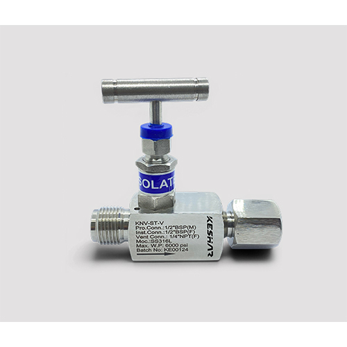 Swivel Type Needle Valve - Application: Instrumentation