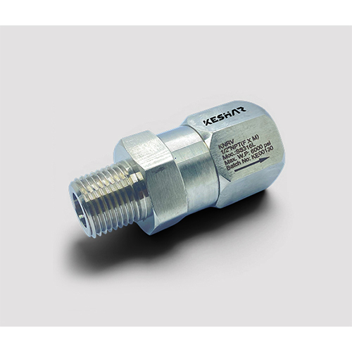 Mxf Check Valve - Application: Industrial Fluid Control