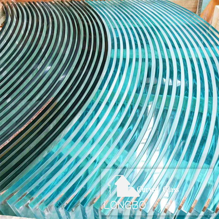Hot Bent Tempered Curved Glass Grey/Blue/Black/Brown/Clear/Ultra Clear Bending Toughed Glass 3mm~19mm for Building/Bathroom/Dome/Rooftop/Fence/Display Cases
