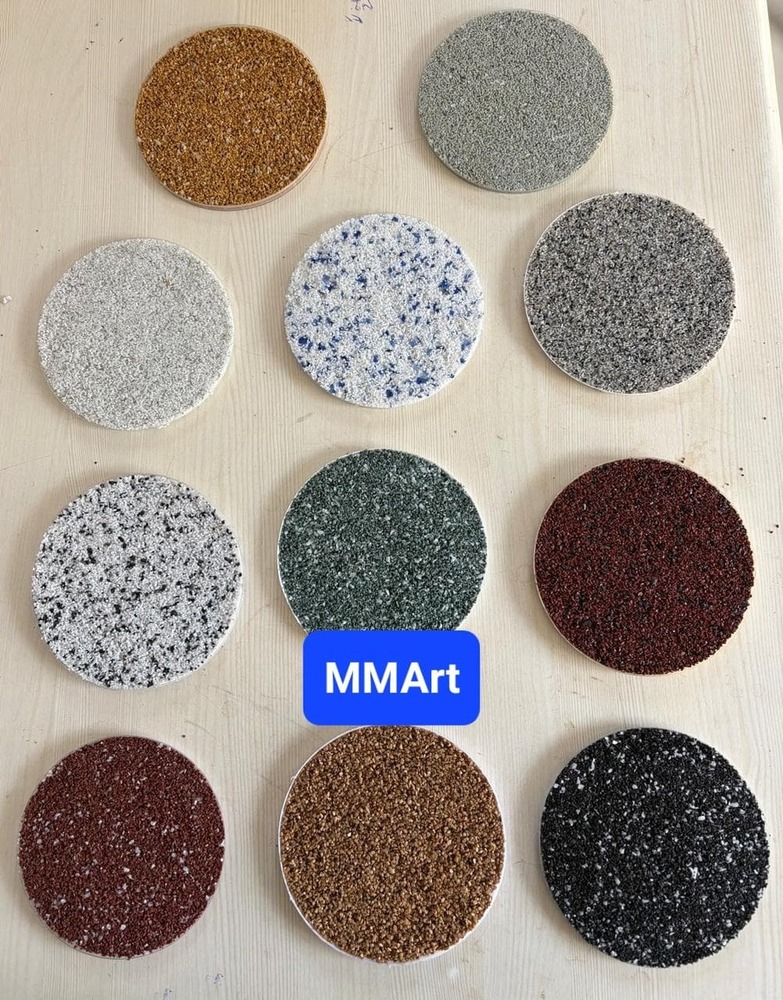 Natural Stone Wall Texture paint and Plaster Designs with Stone Chips for Interior/Exterior Wall Cladding