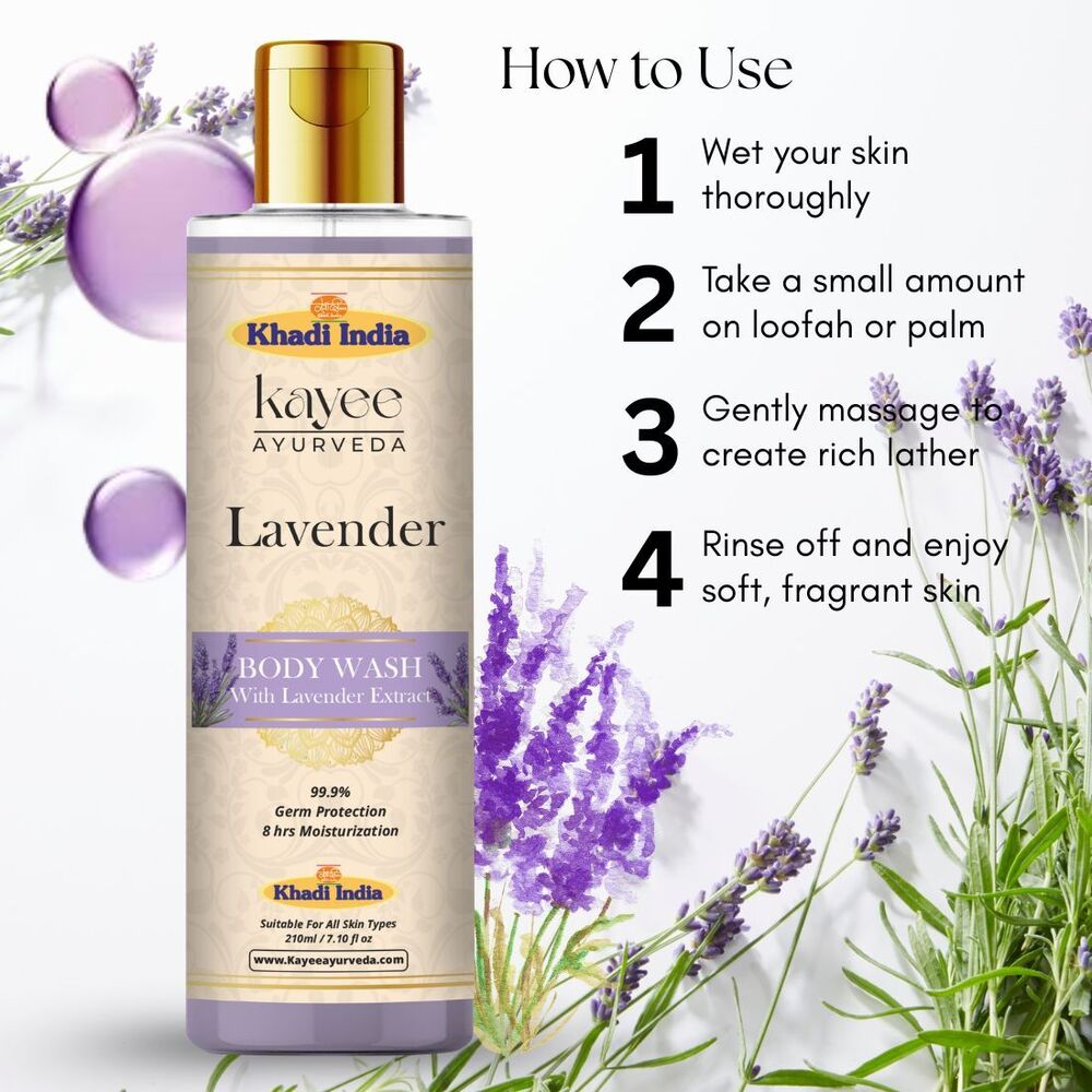 Lavender Body Wash Kayee Ayurveda