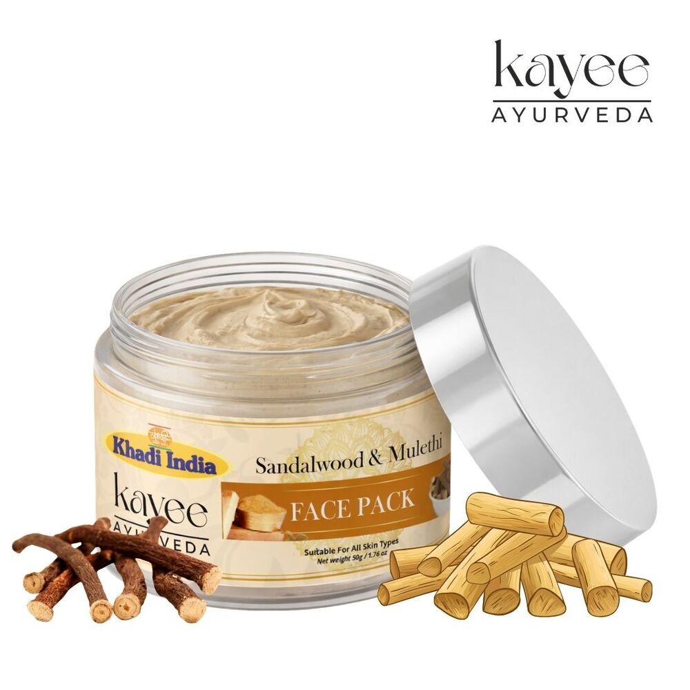 Sandalwood & Mulethi Face Pack Kayee Ayurveda 50gm