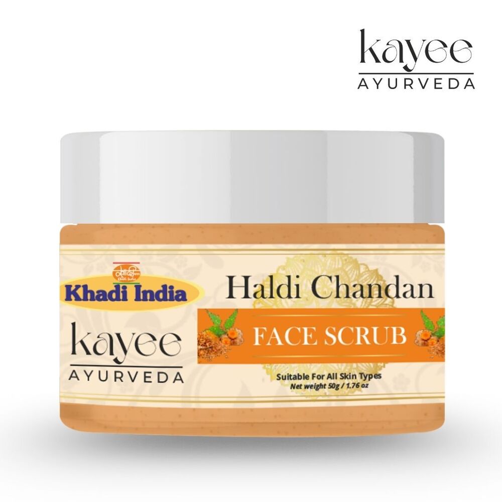 Haldi Chandan Face Scrub Kayee Ayurveda 50gm