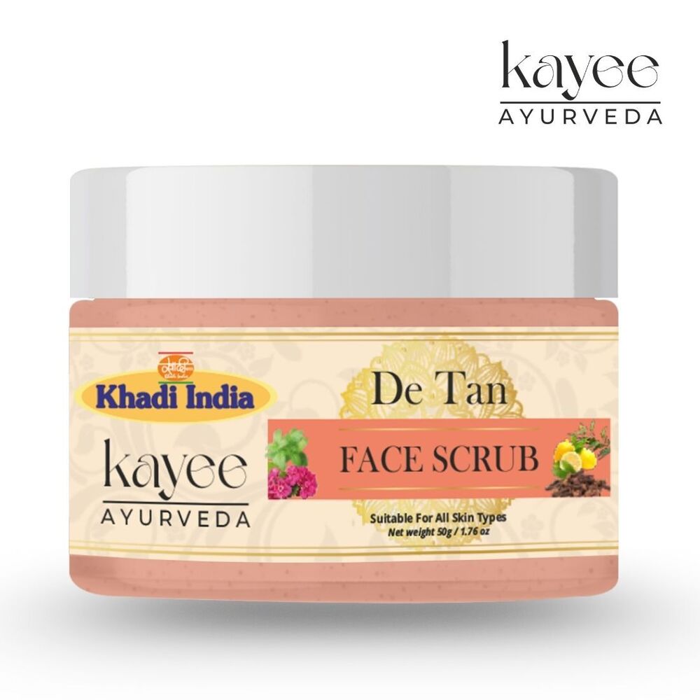 De-Tan Face Scrub Kayee Ayurveda 50gm