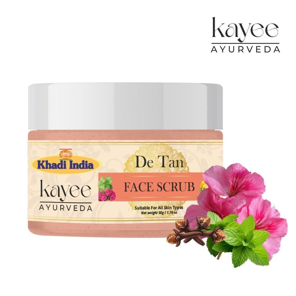 De-Tan Face Scrub Kayee Ayurveda 50gm