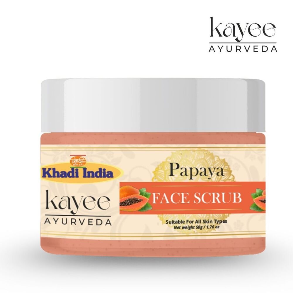 Papaya Face Scrub Kayee Ayurveda 50gm