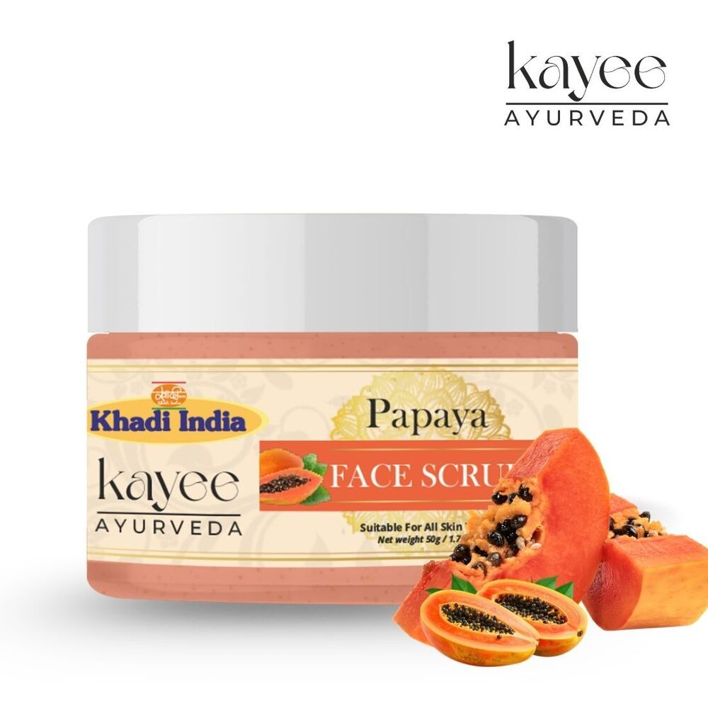 Papaya Face Scrub Kayee Ayurveda 50gm