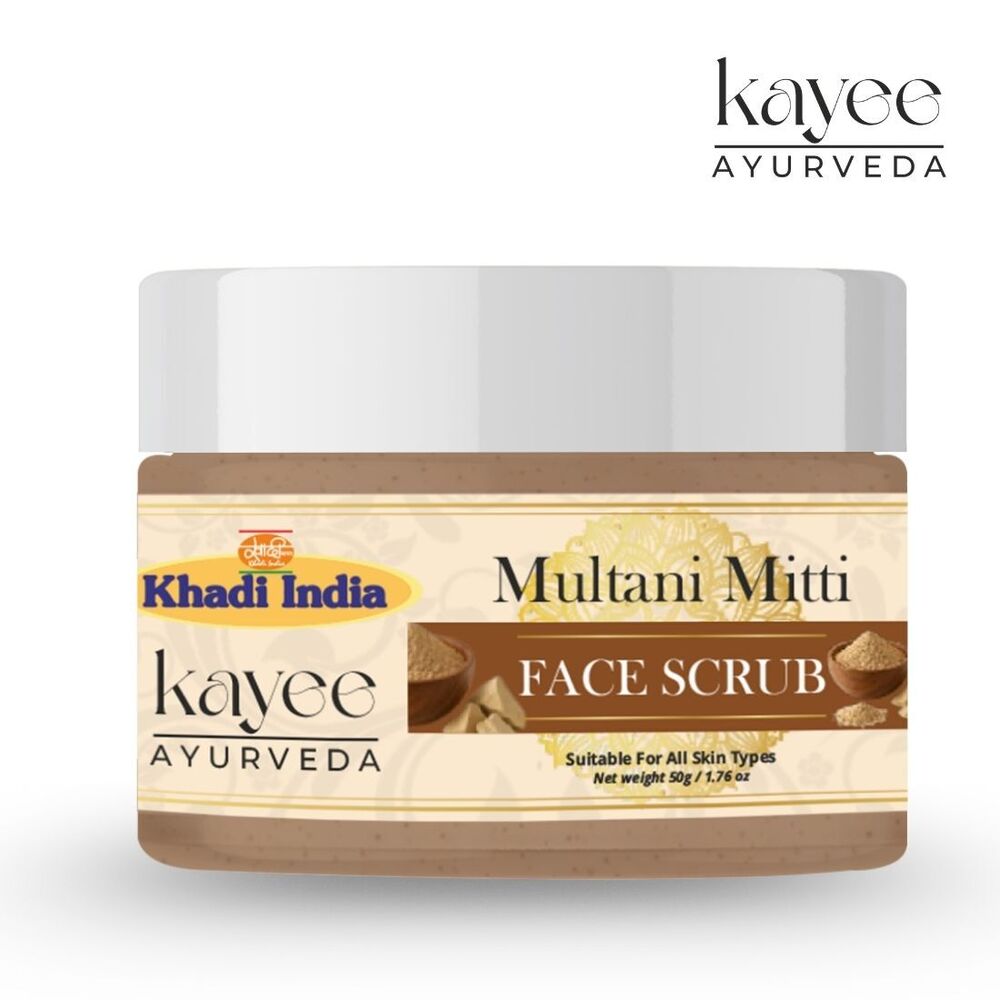 Multani Mitti Face Scrub Kayee Ayurveda 50gm
