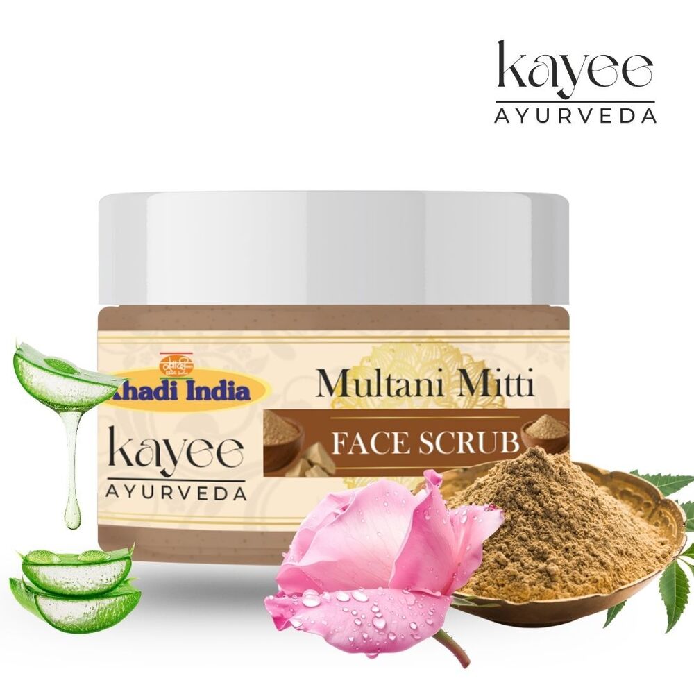 Multani Mitti Face Scrub Kayee Ayurveda 50gm