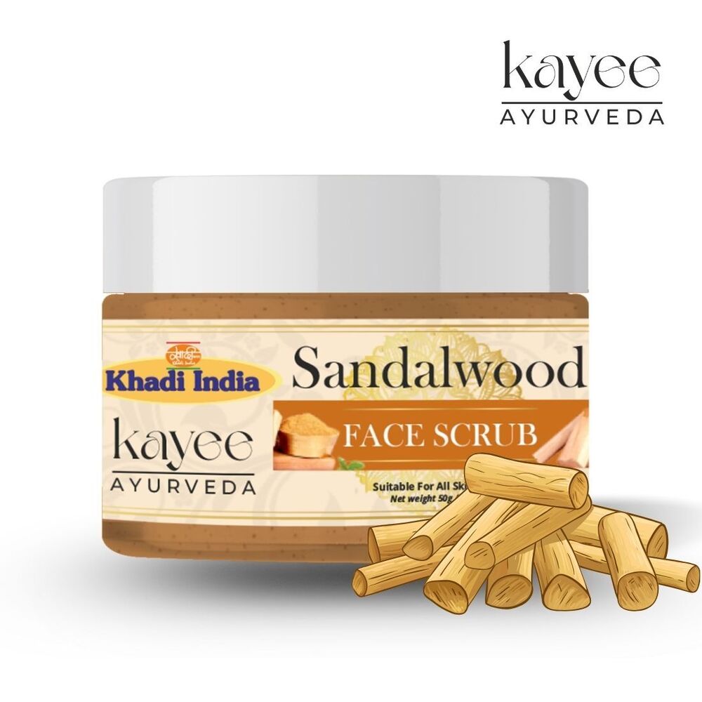 Sandalwood Face Scrub Kayee Ayurveda 50gm