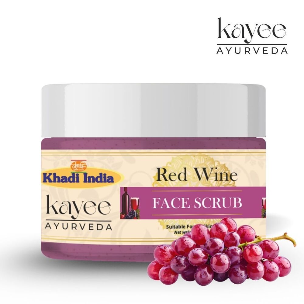 Red Wine Face Scrub Kayee Ayurveda 50gm