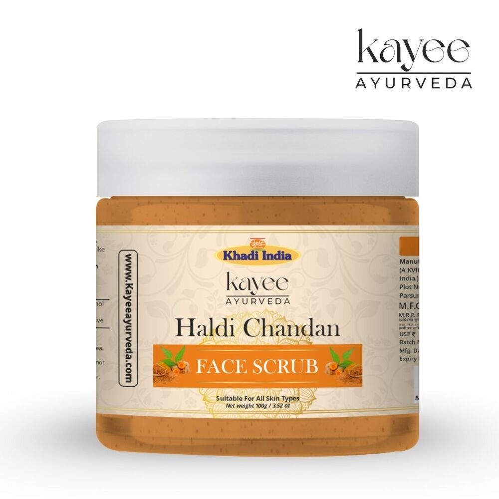 Haldi Chandan Face Scrub Kayee Ayurveda 100gm