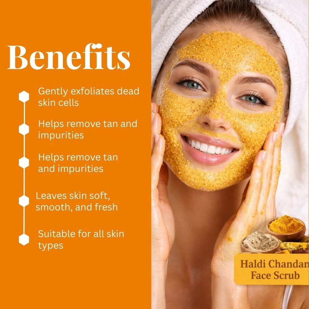 Haldi Chandan Face Scrub Kayee Ayurveda 100gm