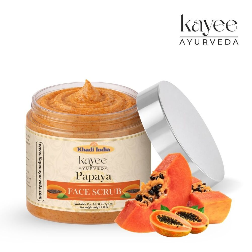 Papaya Face Scrub Kayee Ayurveda 100gm