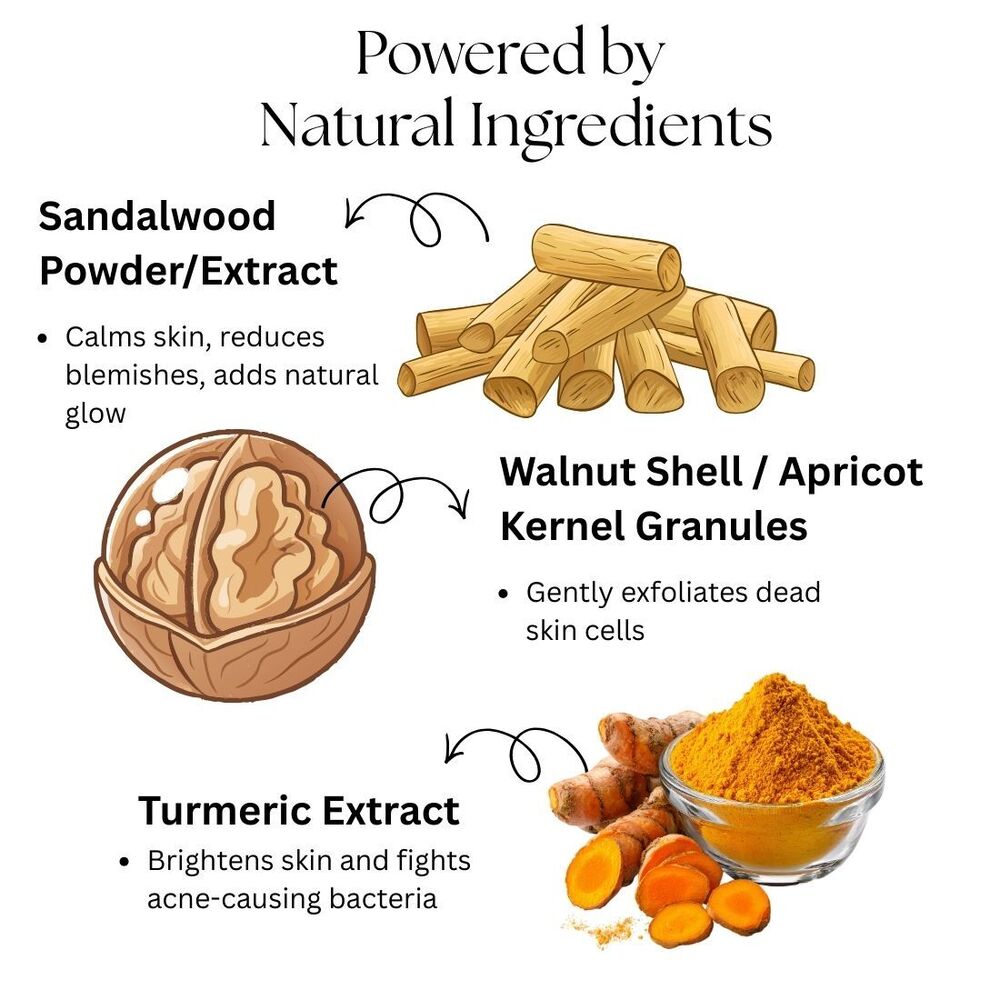 Sandalwood Face Scrub Kayee Ayurveda 100gm