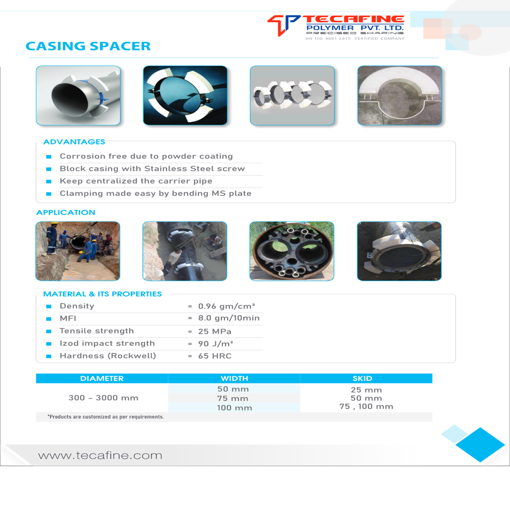 Multiple Pipe Casing Spacers