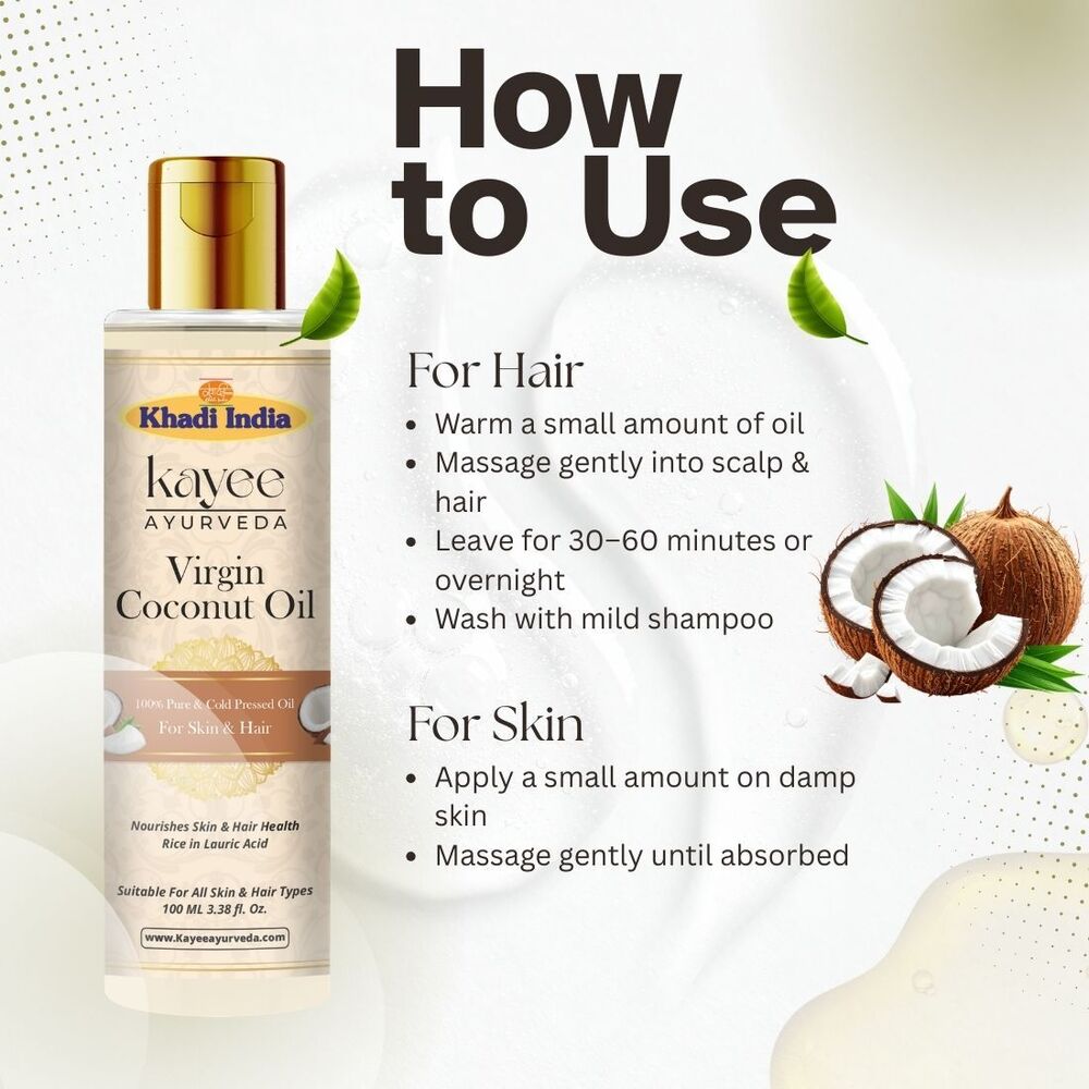 Virgin Coconut Oil Kayee Ayurveda 100ml