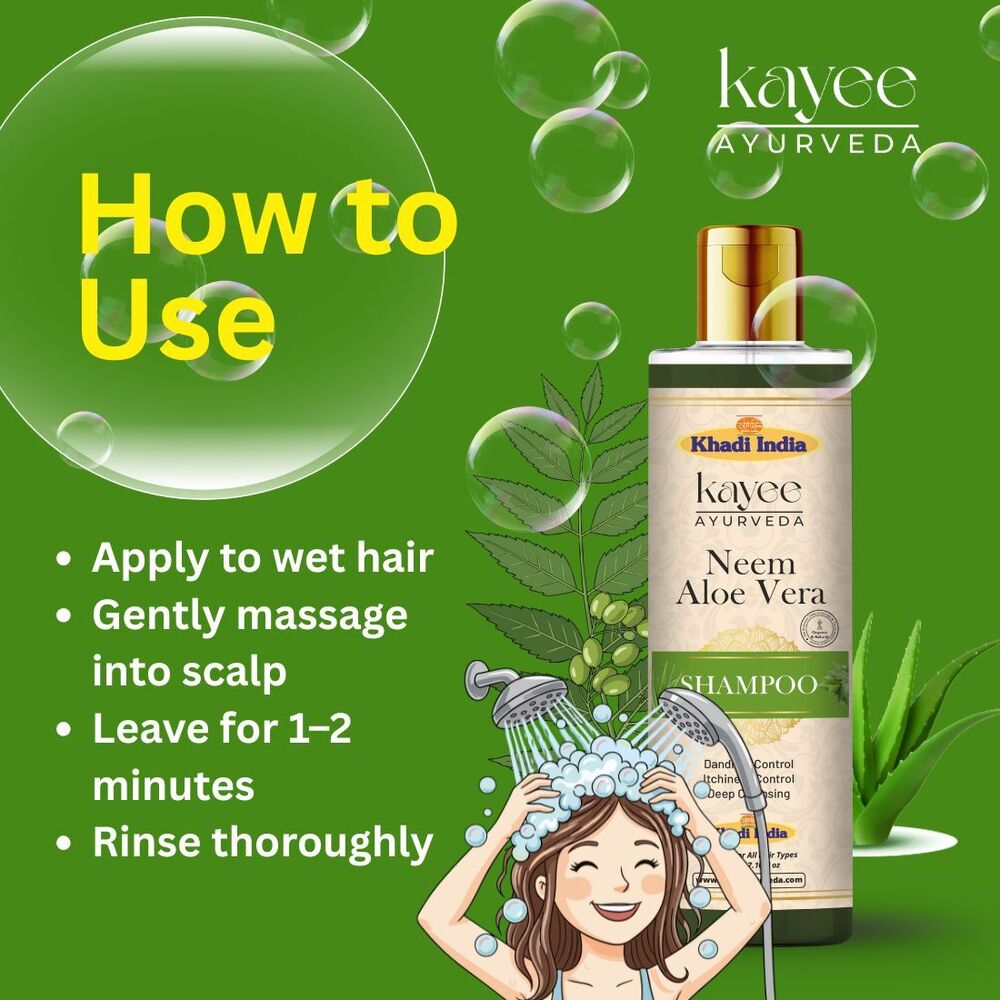 Neem Aloe Vera Shampoo Kayee Ayurveda
