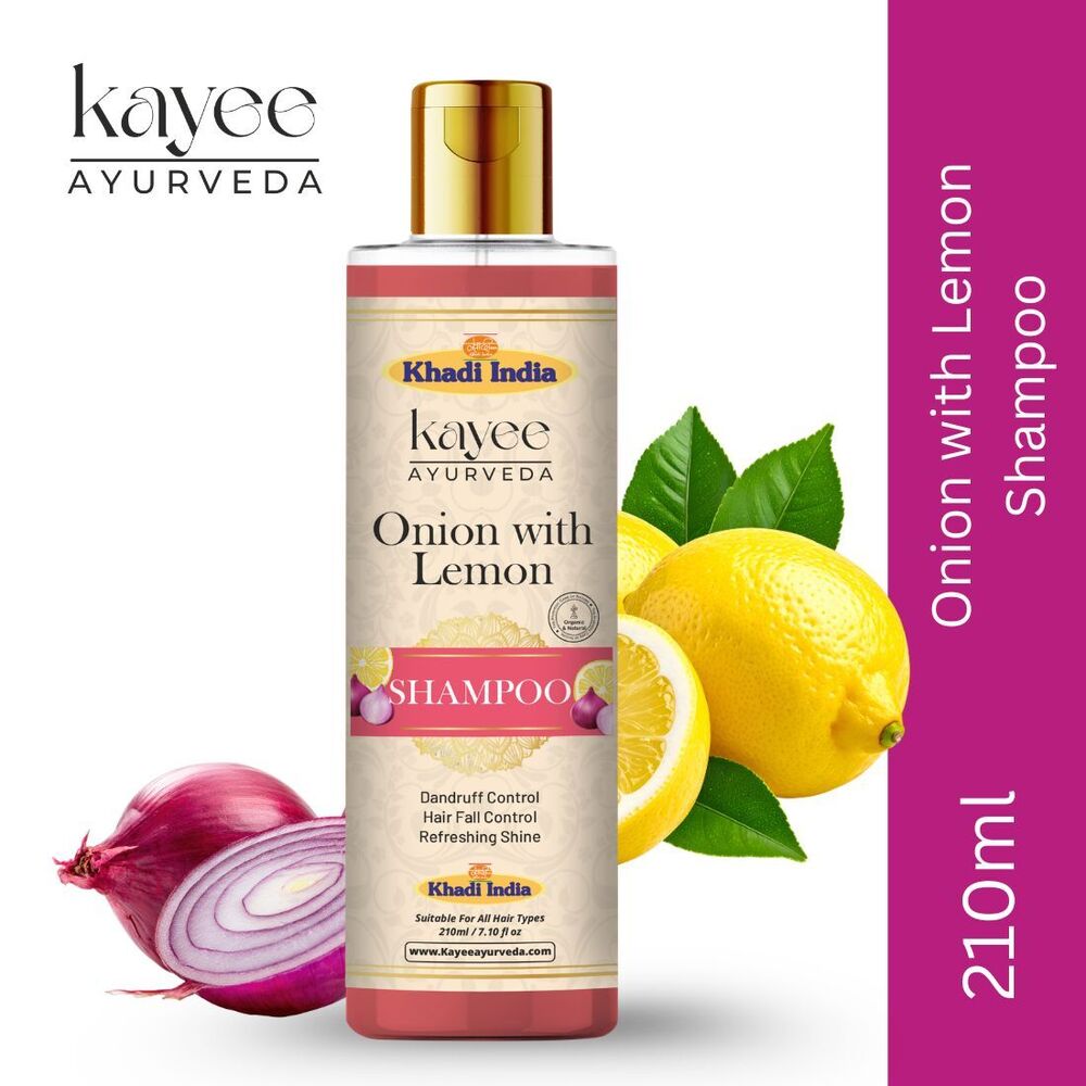 Onion with Lemon Shampoo Kayee Ayurveda