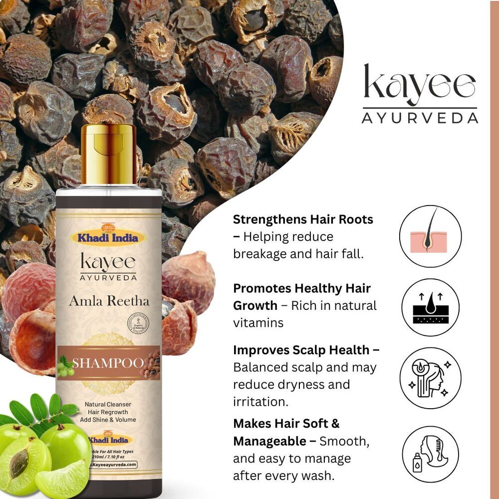 Amla Reetha Shampoo Kayee Ayurveda