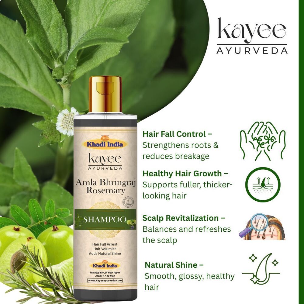 Amla Bhringraj Rosemary Shampoo Kayee Ayurveda