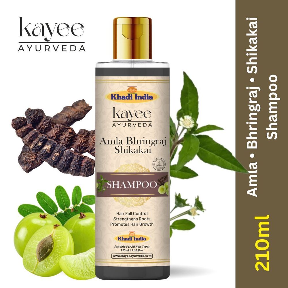 Amla Bhringraj Shikakai Shampoo Kayee Ayurveda