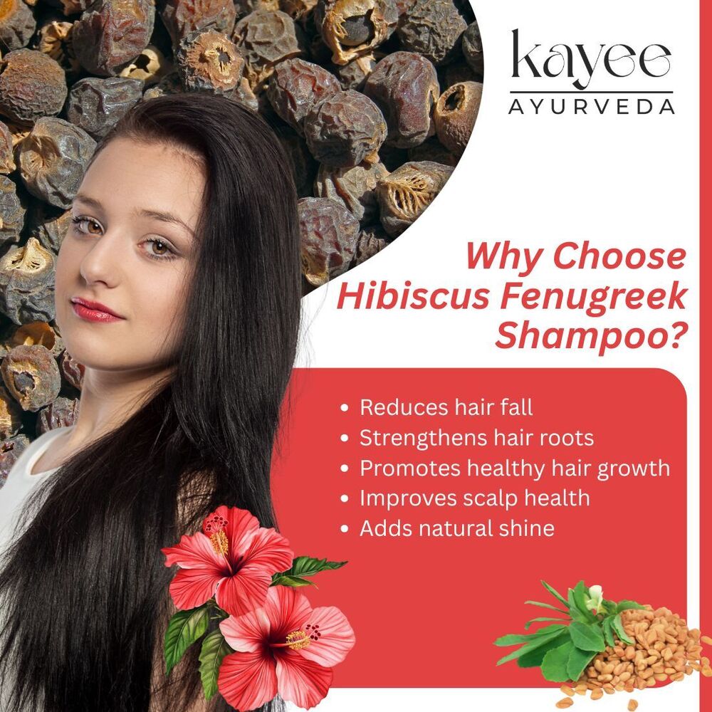 Hibiscus Fenugreek Shampoo Kayee Ayurveda
