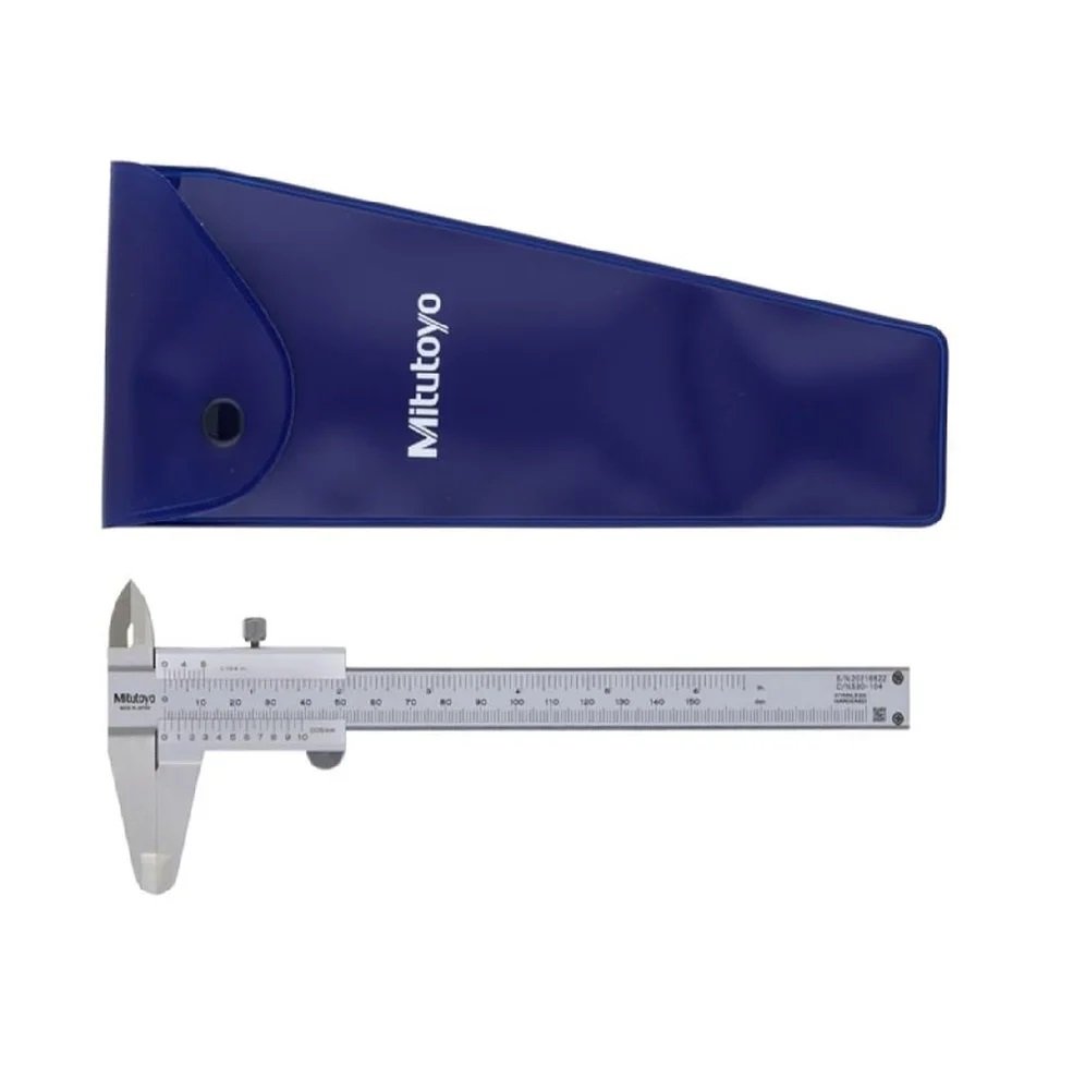 Mitutoyo Manual Vernier Caliper 530-104, 6 Inch(0-150 mm) VC-12