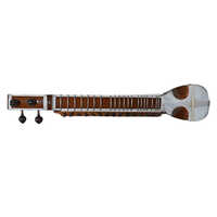 Wood Esraj Instrument - Color: Natural Brown
