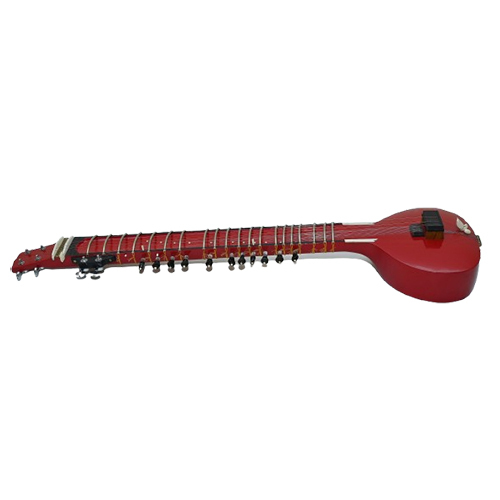 Fusion Sitar - Seasoned Toon Wood, Full Size, Natural Brown Gloss, Acoustic Electric Playability, Built-in Preamp, Magnetic Pickups