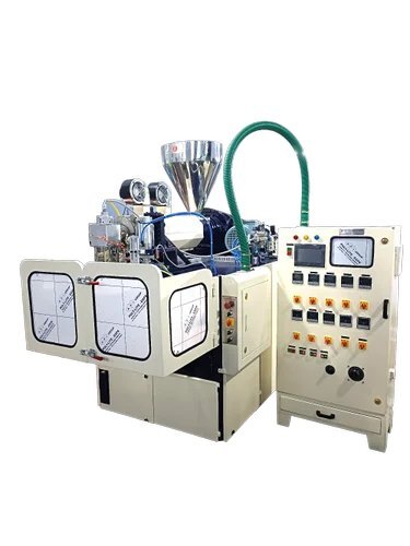1 Ltr Single Head Single Stage Blow Molding Machine With V-Strip